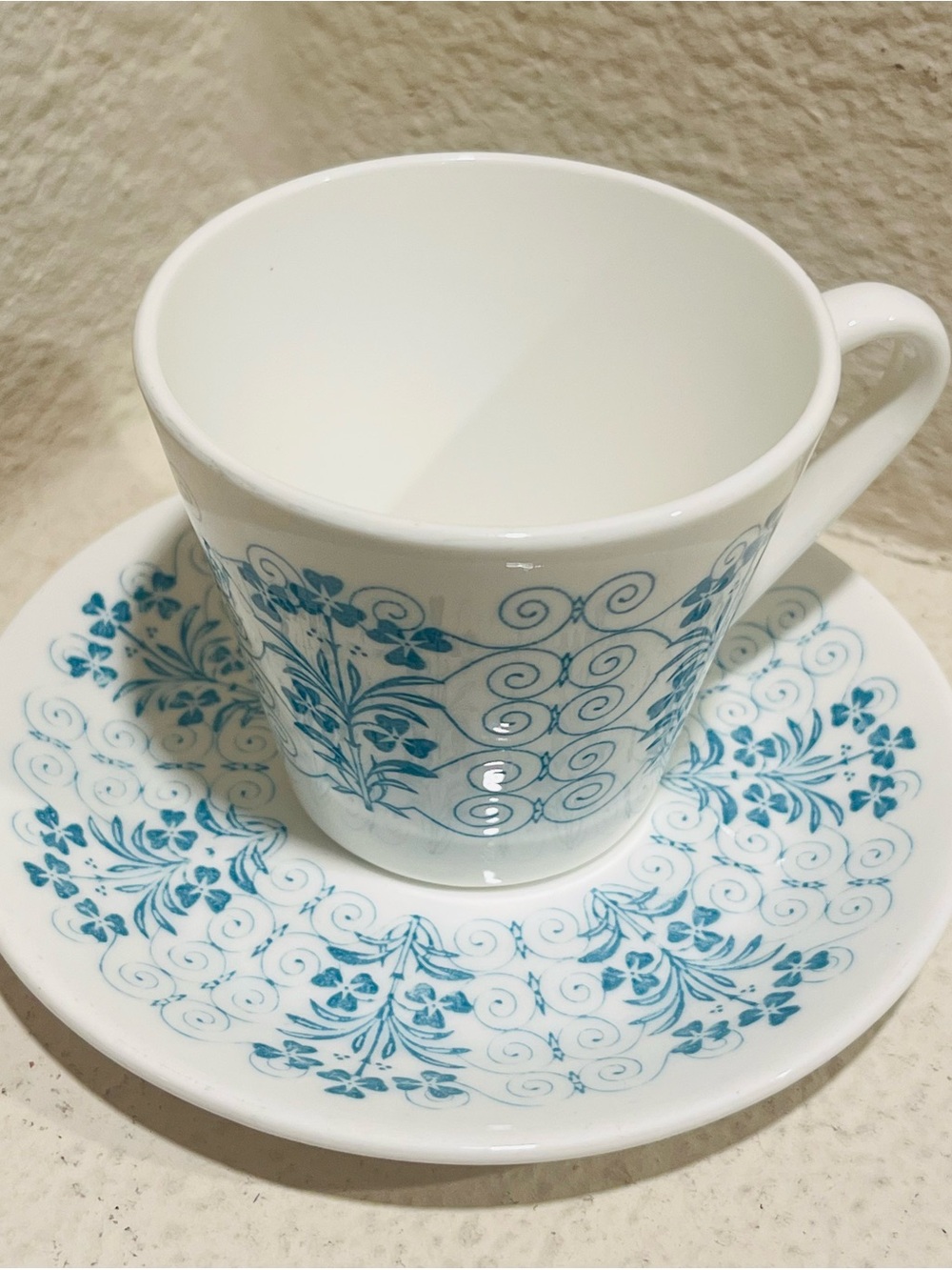 Syralite by Syracuse Porcelain Tea Cup & Saucer made in USA